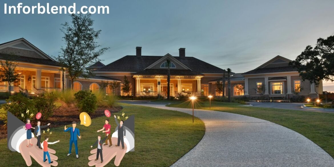 Aerial view of Montecito Country Club showing golf course, landscaping, and surrounding residential properties.