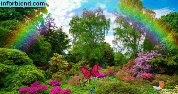 Sunrise light shining through trees, symbolizing hope and new beginnings.