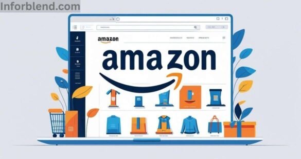 “Amazon.com history and future: bookstore beginnings, global marketplace, AWS cloud, logistics robots, drones, and satellites.”