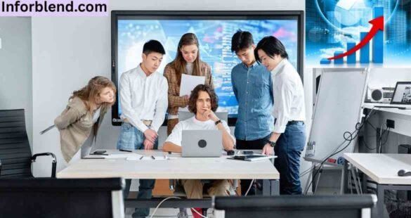 "Digital ranking system dashboard showing ratings and performance scores on a screen."