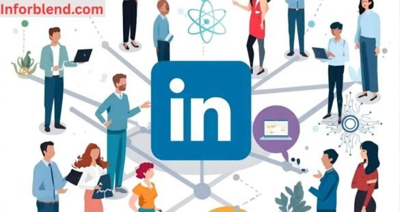 “Professionals networking and learning on LinkedIn platform for career and business growth.”