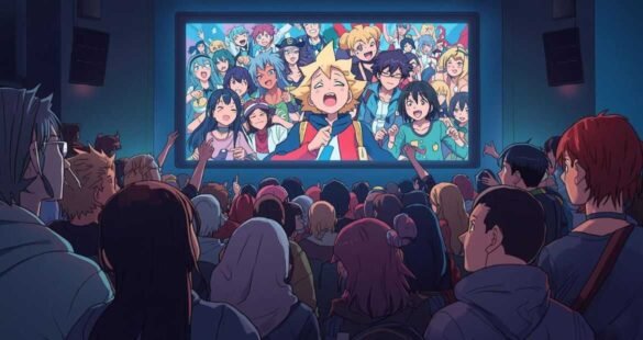 Anime fans enjoying shows on a streaming platform similar to wcofun.