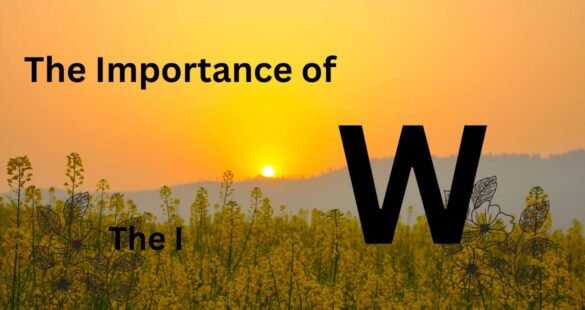 Stylized glowing letter W representing symbolism and modern significance.